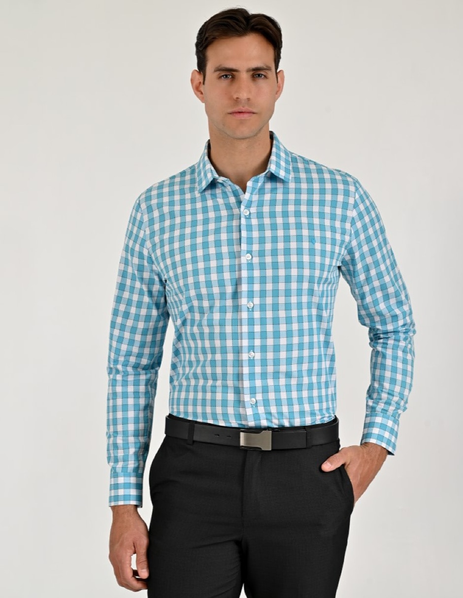 Camisa Casual Otoño Invierno de (si aplica) Algodón manga Larga para hombre 1