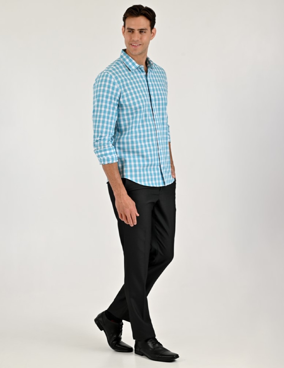 Camisa Casual Otoño Invierno de (si aplica) Algodón manga Larga para hombre 2