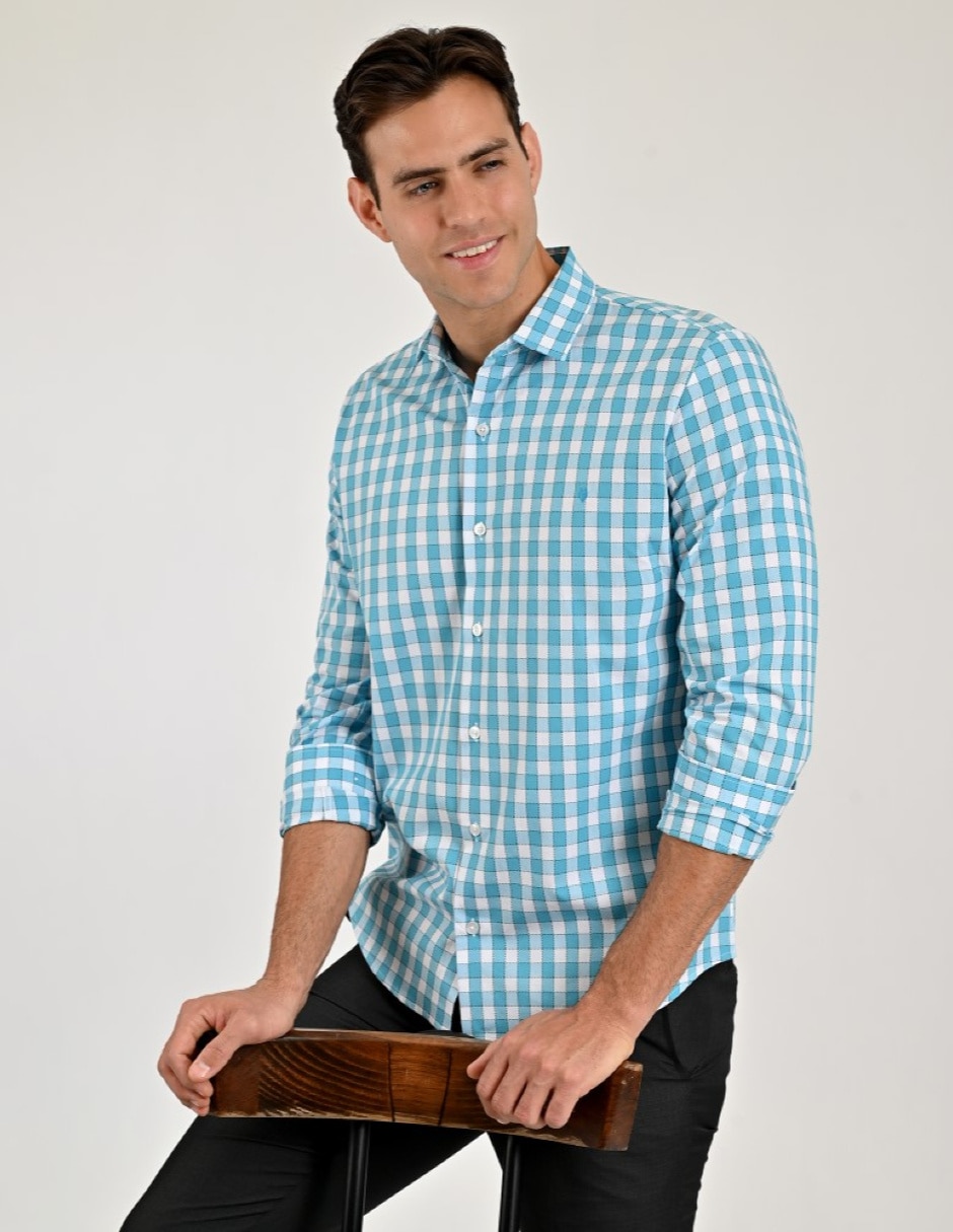 Camisa Casual Otoño Invierno de (si aplica) Algodón manga Larga para hombre 3