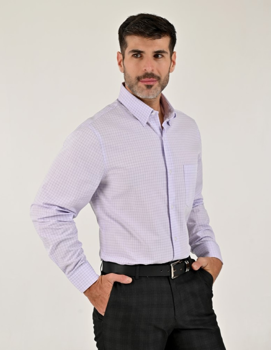 Camisa Casual Otoño Invierno de (si aplica) Algodón manga Larga para hombre 3