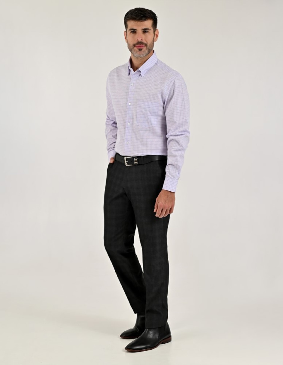Camisa Casual Otoño Invierno de (si aplica) Algodón manga Larga para hombre 4