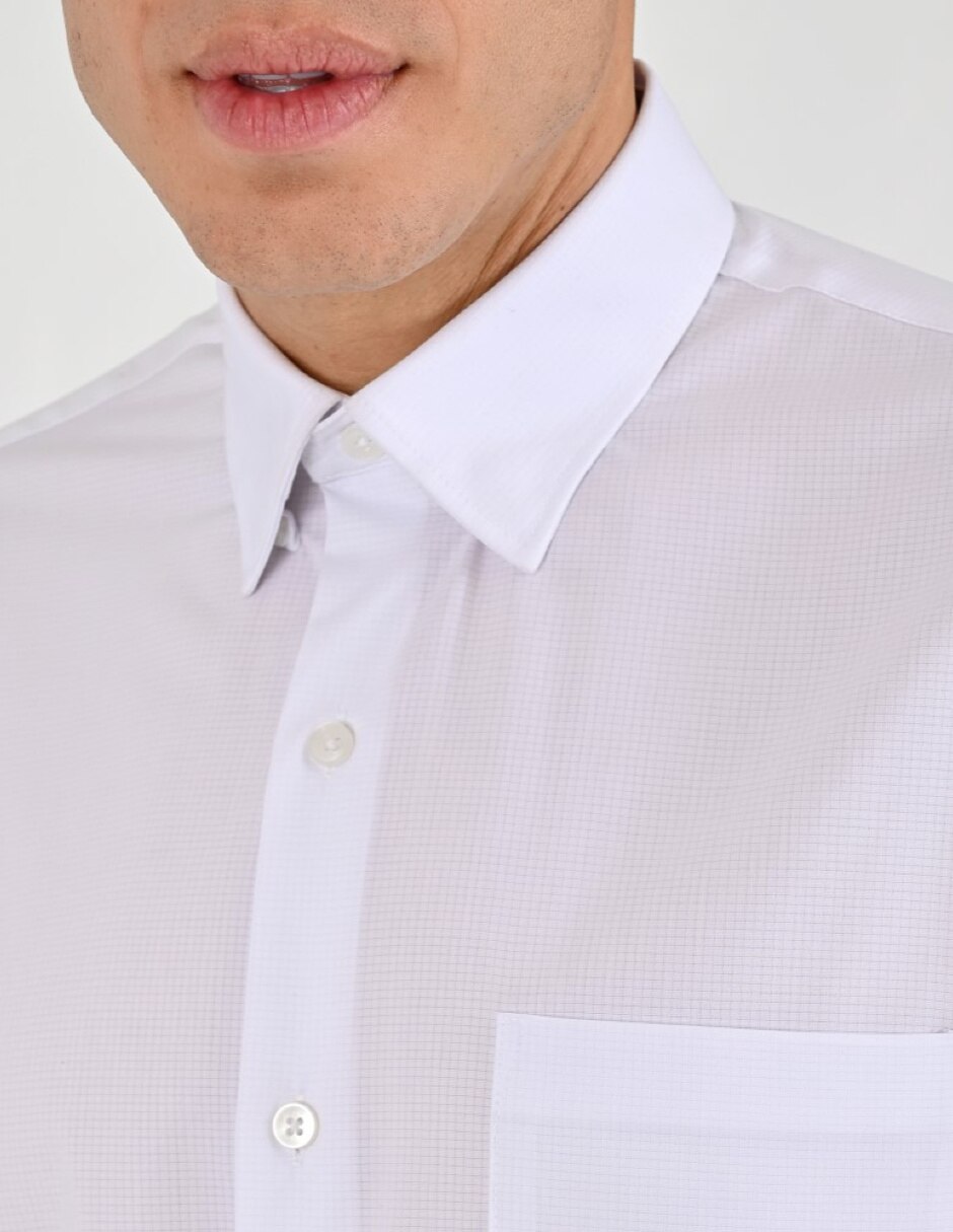 Camisa Casual Otoño Invierno de (si aplica) Mezcla de materiales manga Larga para hombre 3