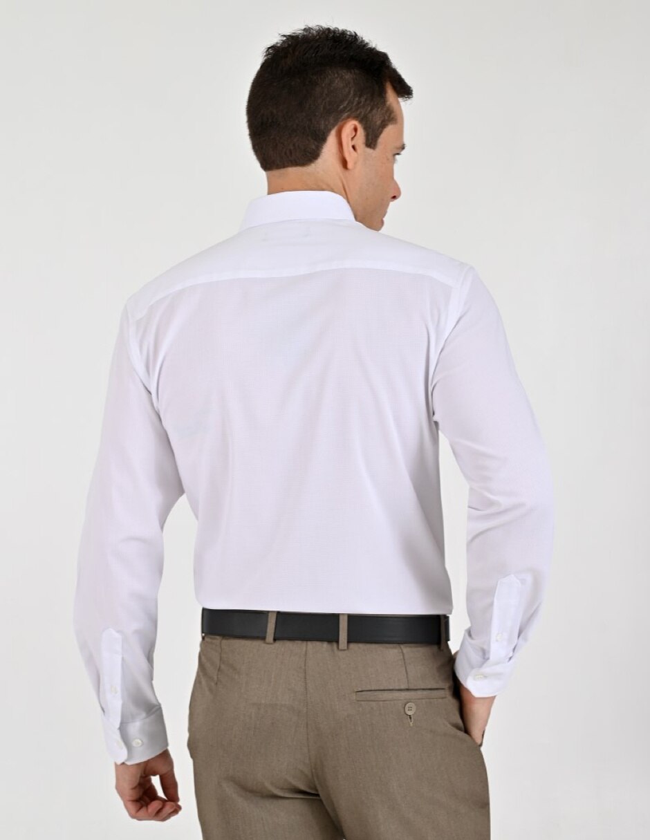 Camisa Casual Otoño Invierno de (si aplica) Mezcla de materiales manga Larga para hombre 5