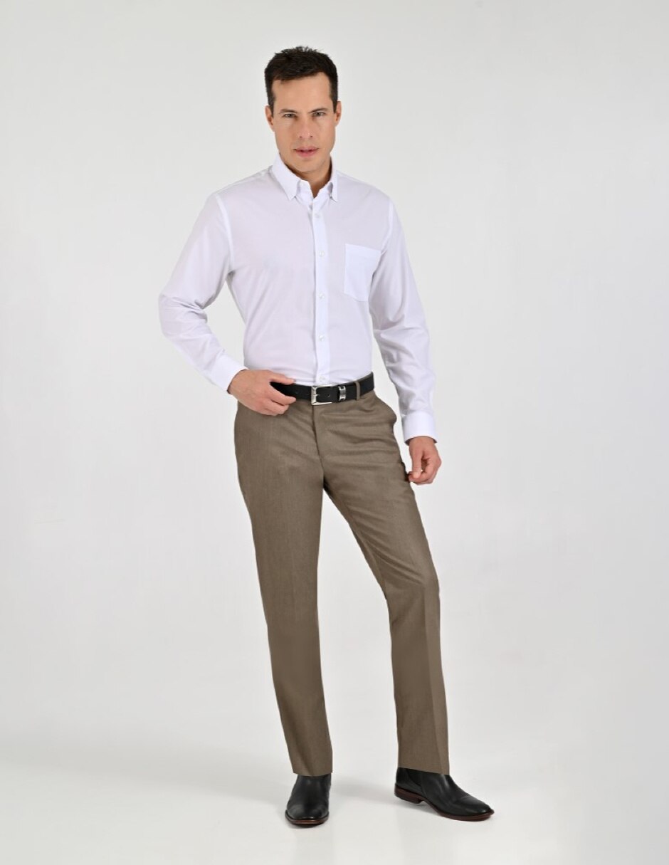 Camisa Casual Otoño Invierno de (si aplica) Mezcla de materiales manga Larga para hombre 6