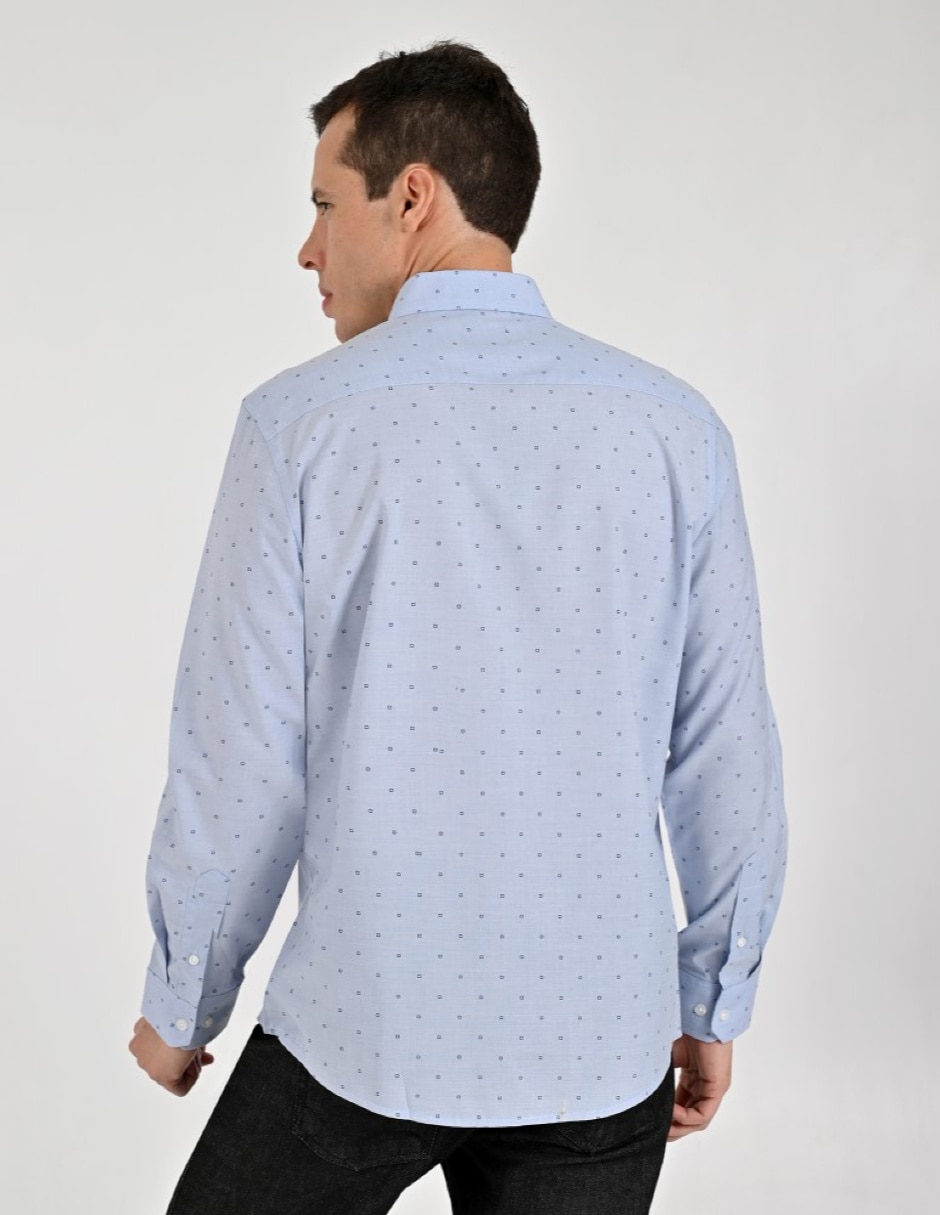 Camisa Casual Otoño Invierno de (si aplica) Bambú y poliéster manga Larga para hombre 4