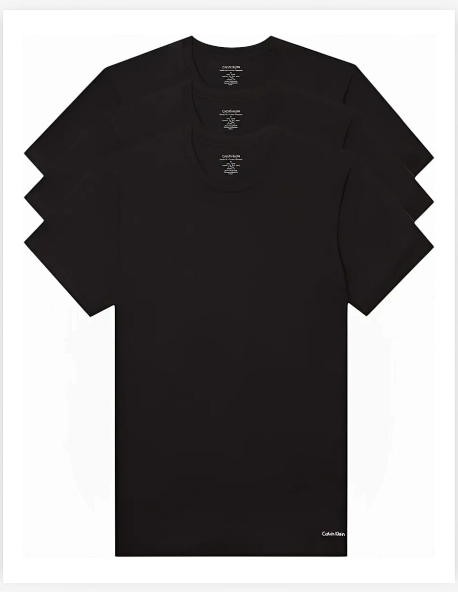 Playera calvin klein stretch cuello redondo para hombre 2