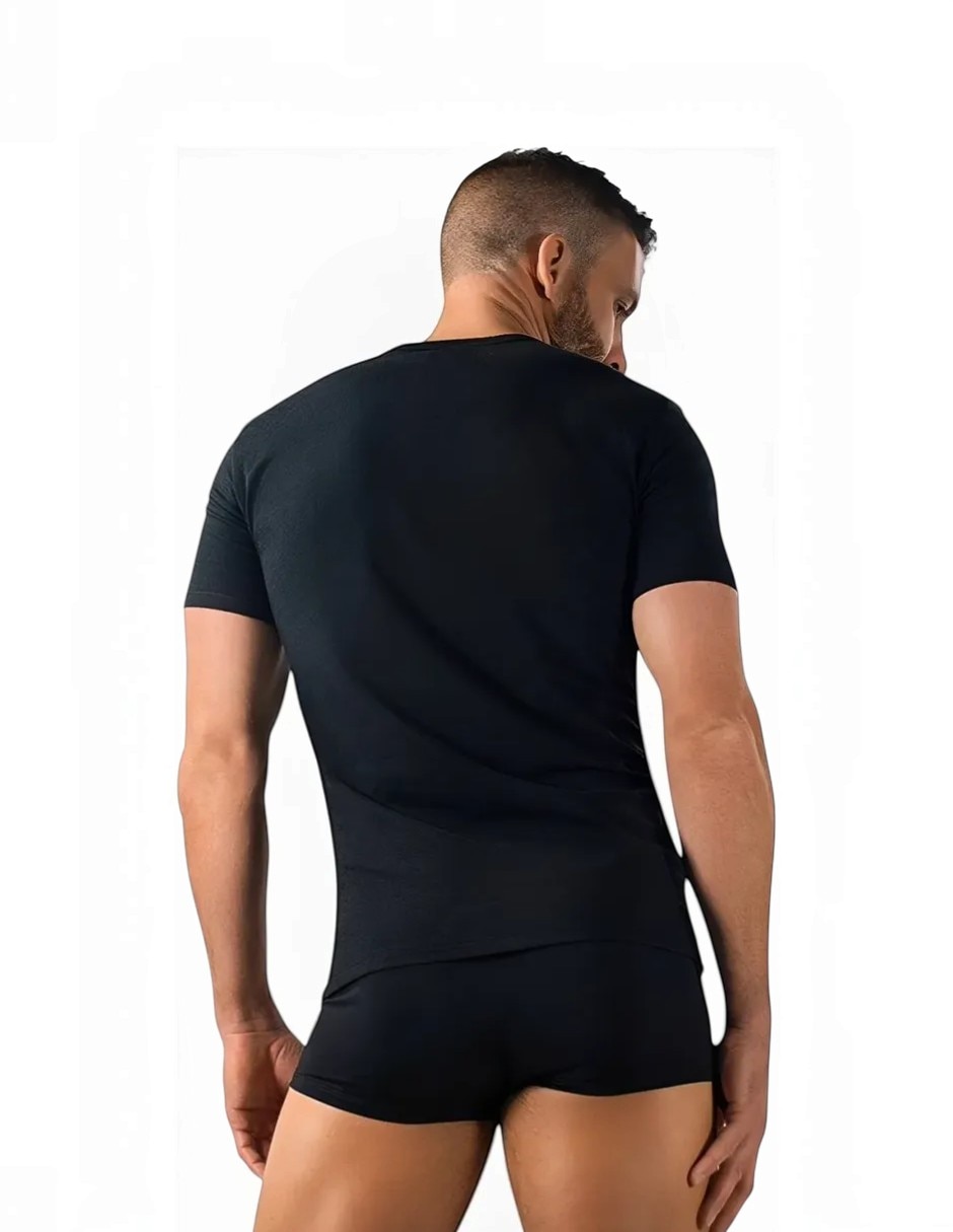 Playera calvin klein stretch cuello redondo para hombre 3