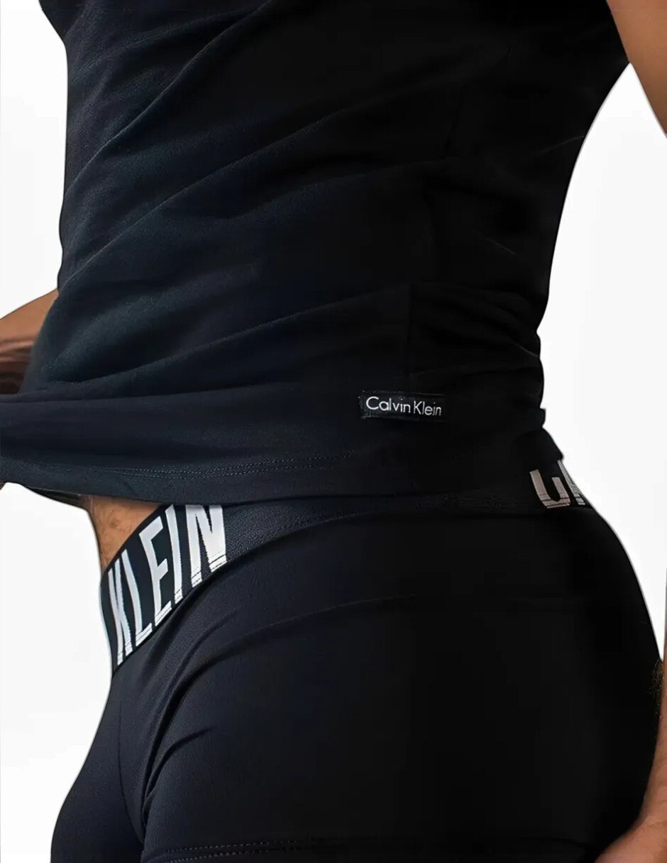 Playera calvin klein stretch cuello redondo para hombre 5
