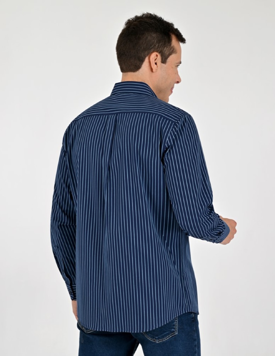 Camisa Casual Otoño Invierno de (si aplica) Algodón manga Larga para hombre 4