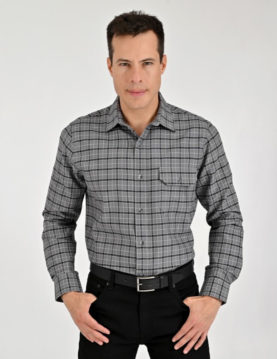 Camisa Casual Otoño Invierno de (si aplica) Poliéster y algodón manga Larga para hombre Camisa Casual Otoño Invierno de (si aplica) Poliéster y algodón manga Larga para hombre