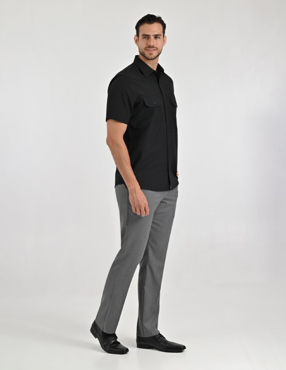 Camisa Casual Otoño Invierno de (si aplica) Algodón y poliéster manga Larga para hombre 4