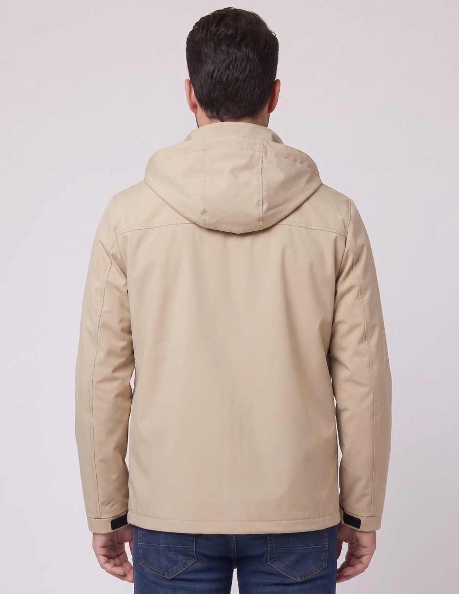 Chamarra Casual No de Algodón y poliéster Con capucha para hombre 3