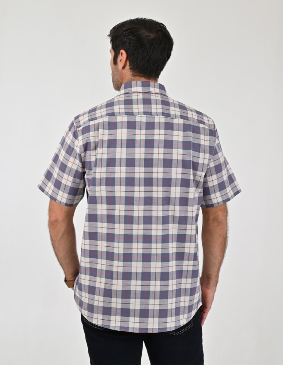 Camisa casual manga larga para hombre 4