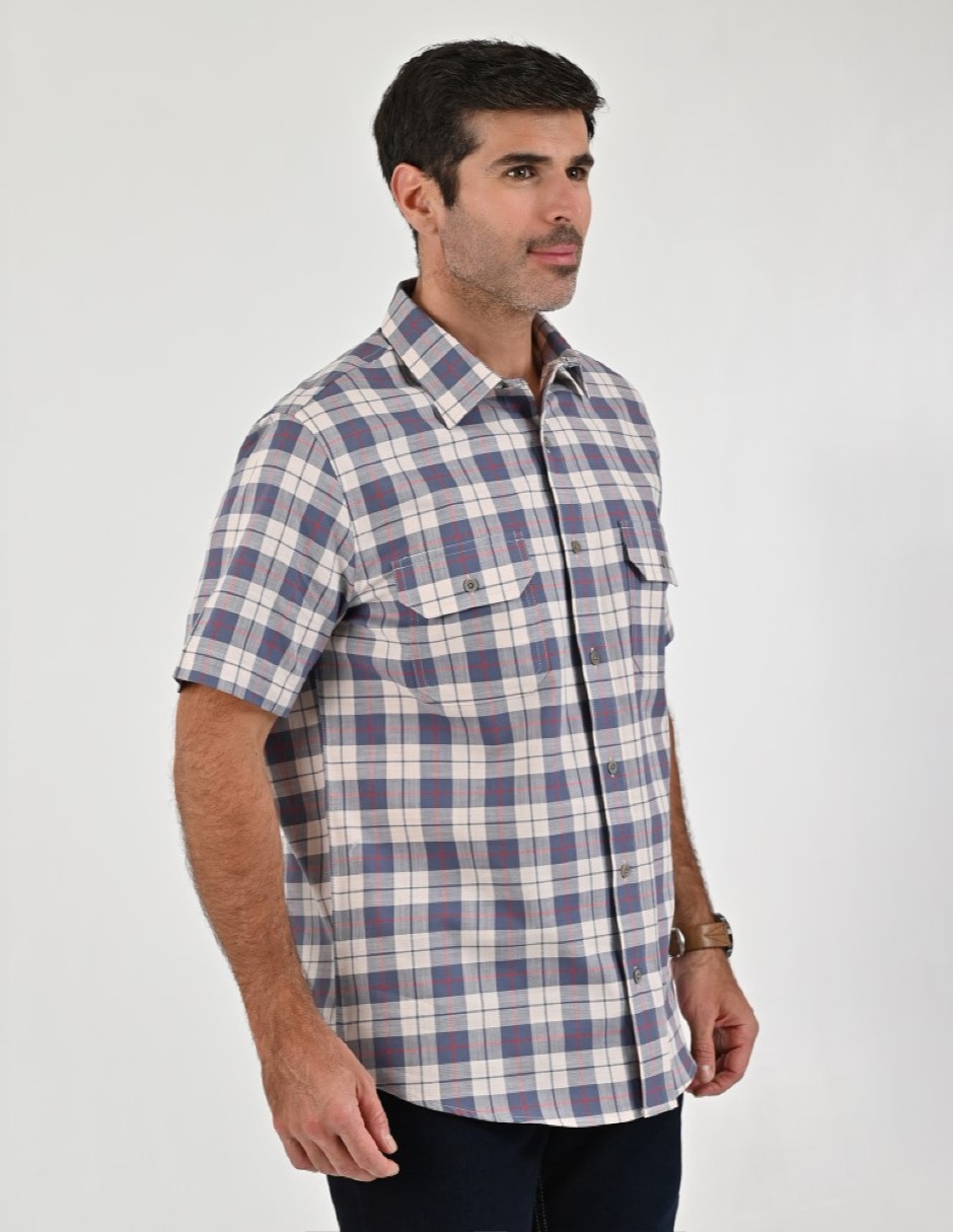 Camisa casual manga larga para hombre 5