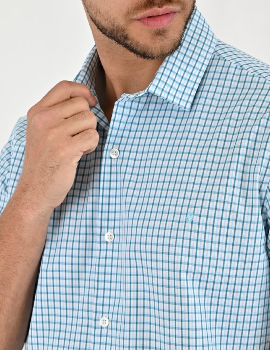 Camisa casual manga corta para hombre 2