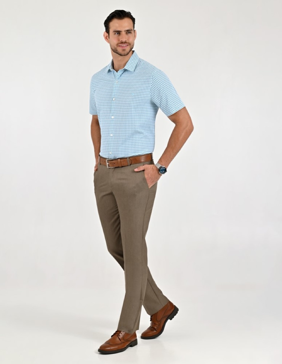 Camisa casual manga corta para hombre 3