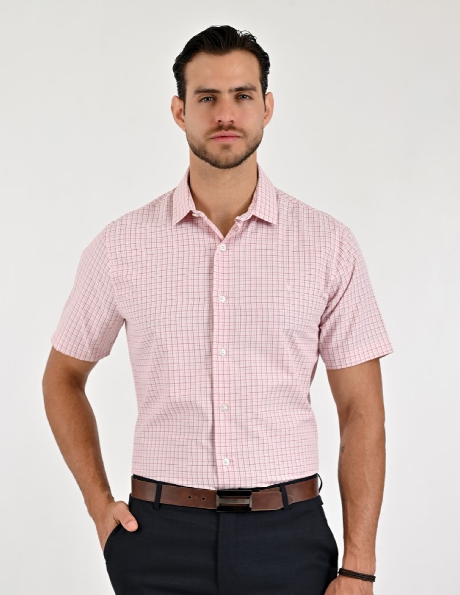 Camisa casual manga corta para hombre 1