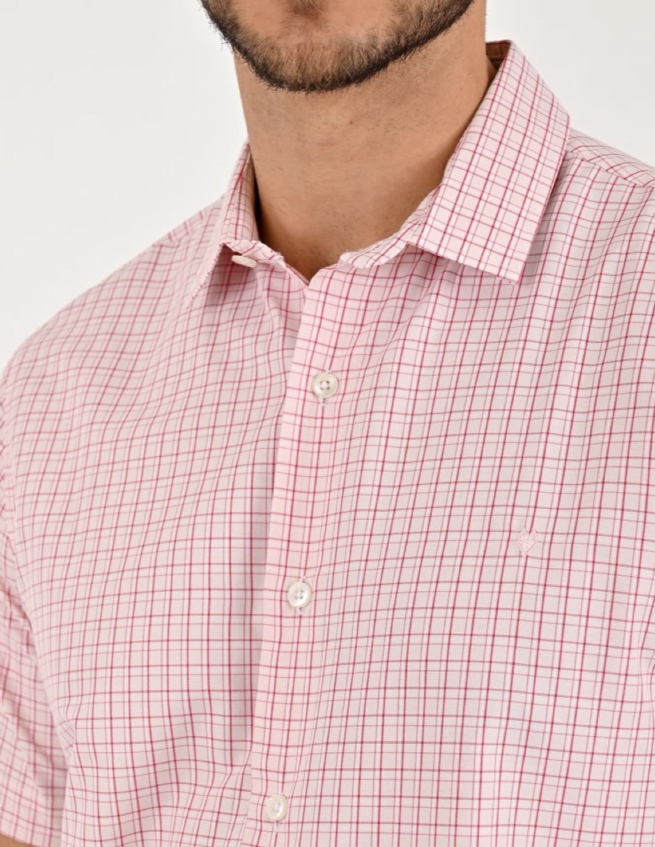 Camisa casual manga corta para hombre 6