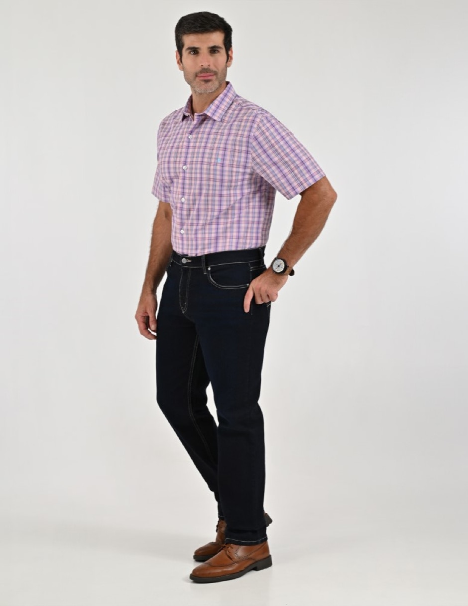 Camisa casual manga corta para hombre 3