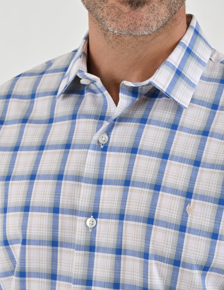 Camisa casual manga corta para hombre 6