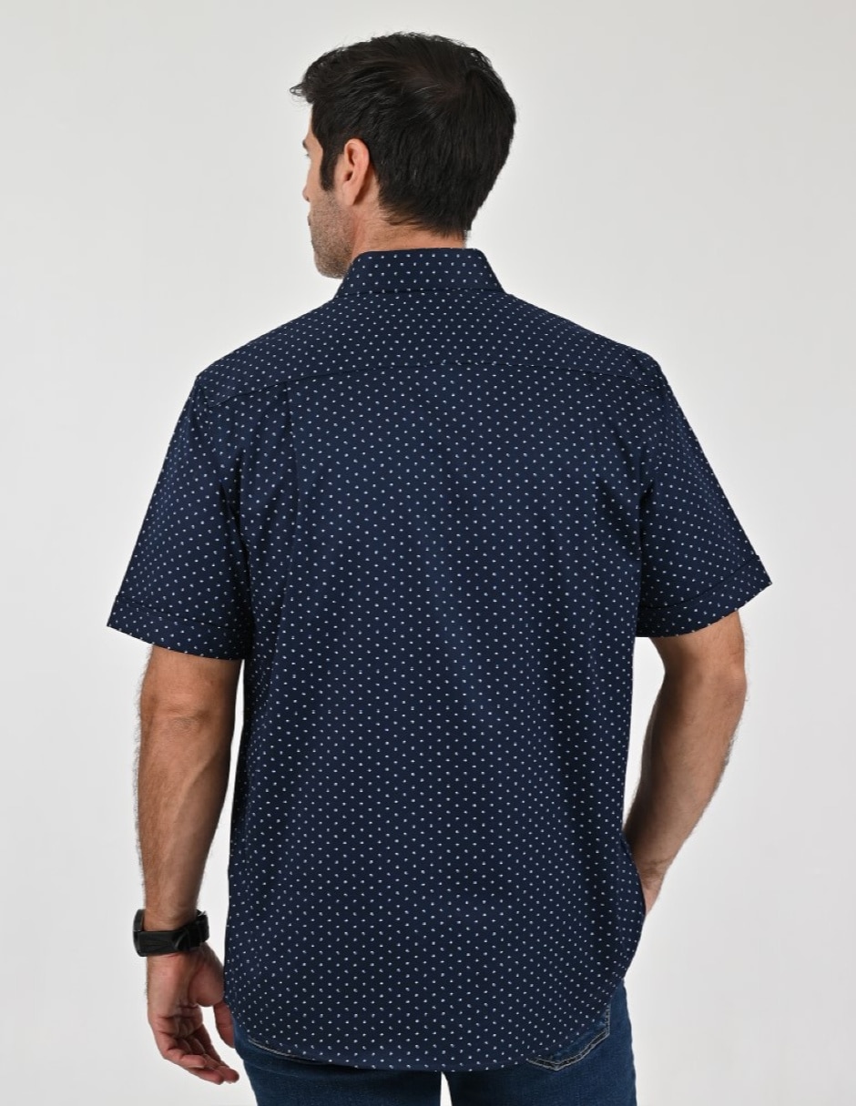 Camisa casual manga corta para hombre 4