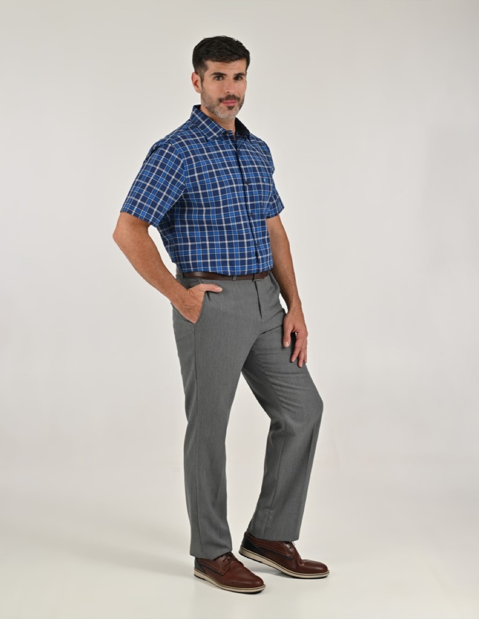 Camisa casual manga corta para hombre 6
