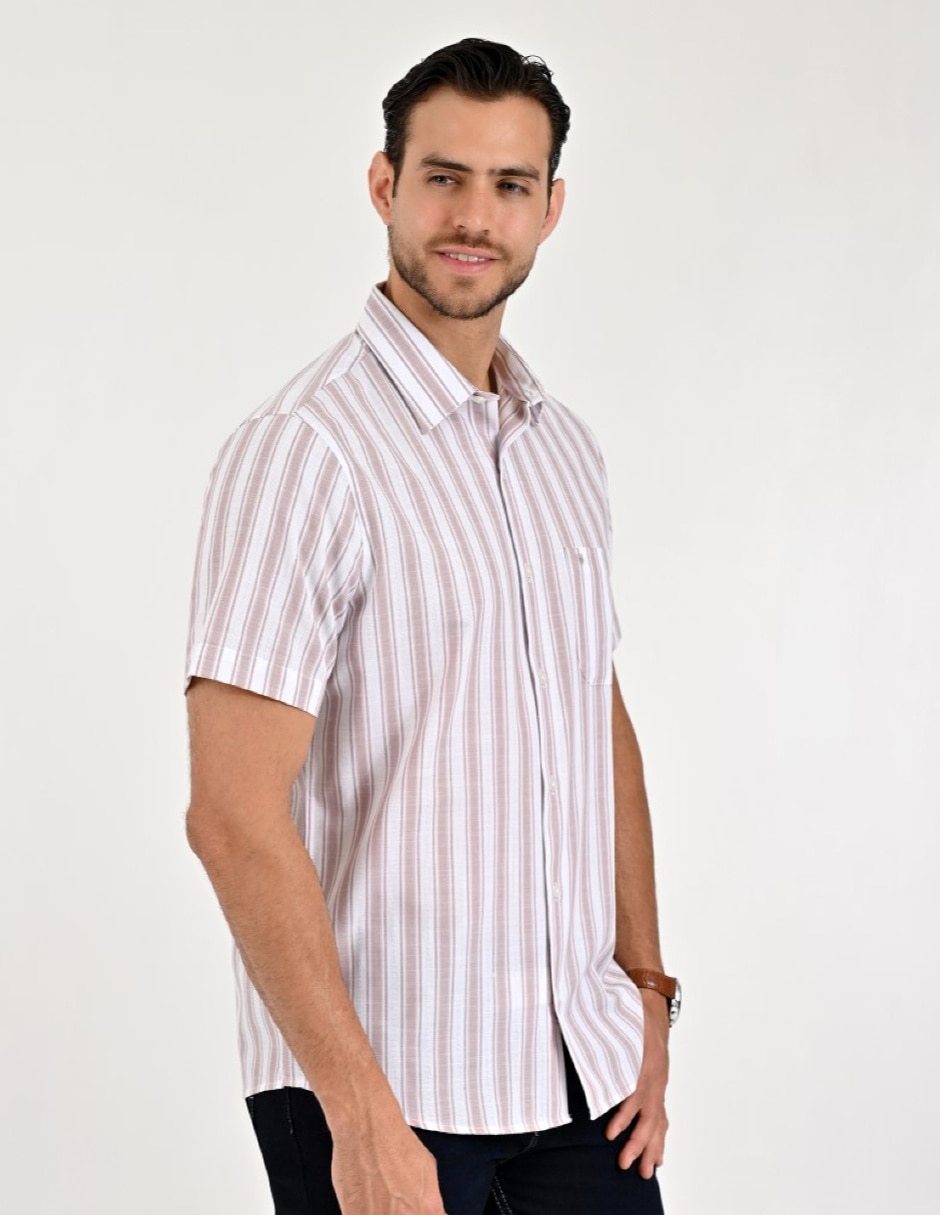 Camisa casual manga corta para hombre 2