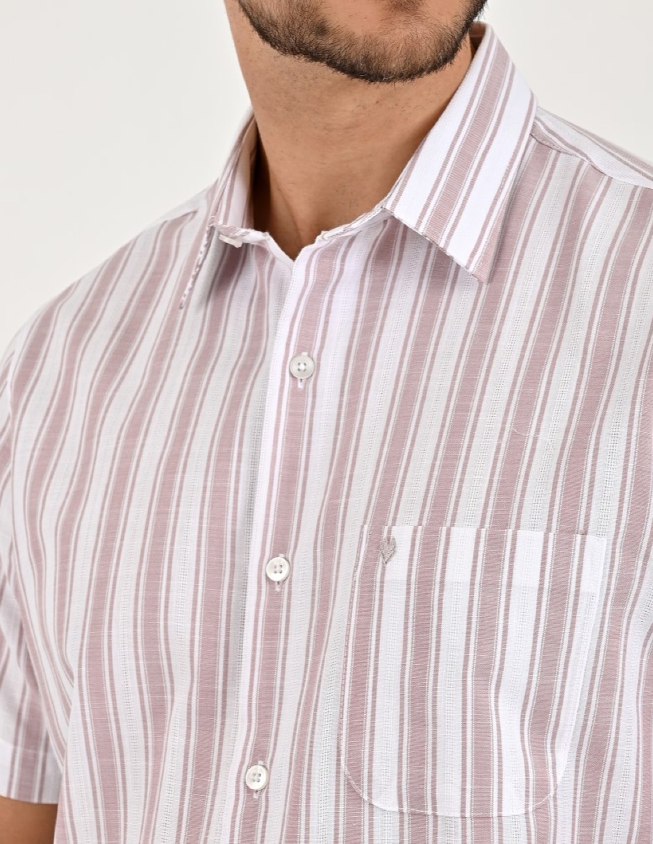 Camisa casual manga corta para hombre 3