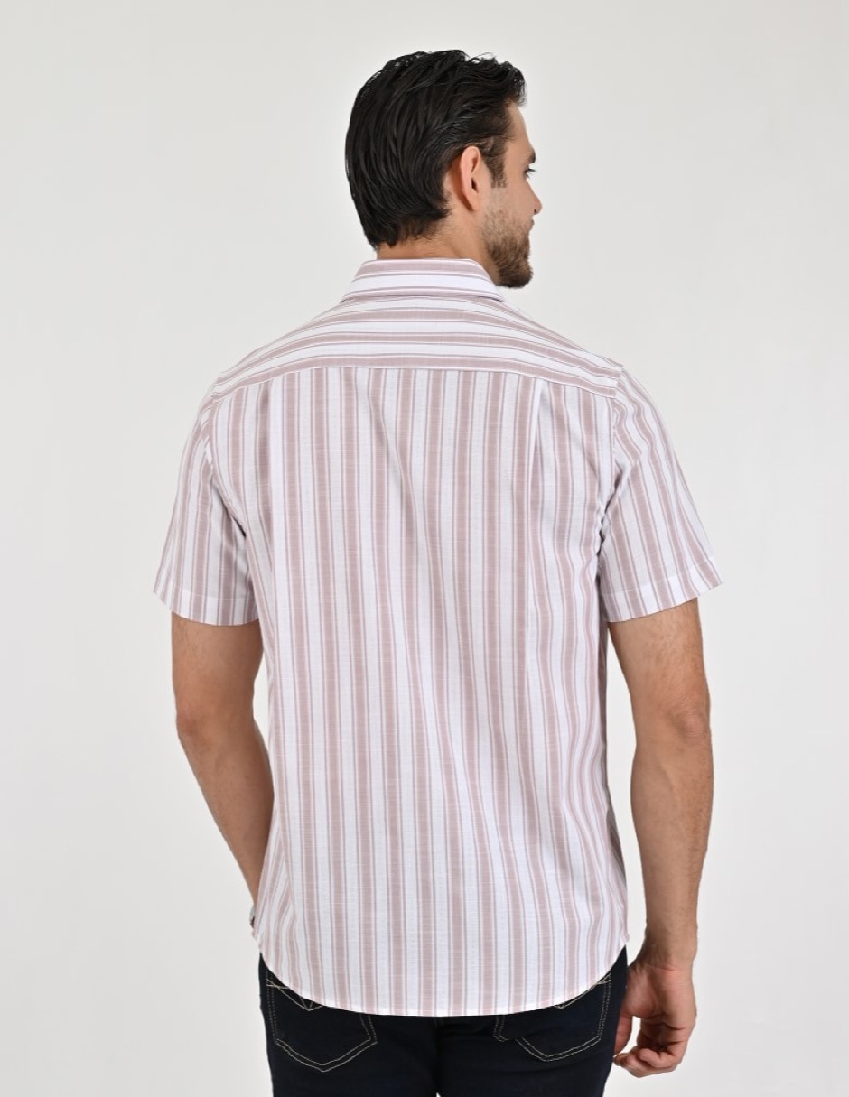 Camisa casual manga corta para hombre 4
