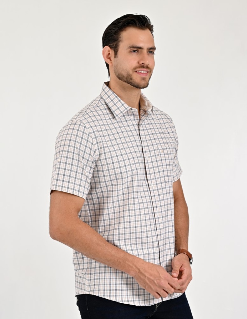 Camisa casual manga corta para hombre 3
