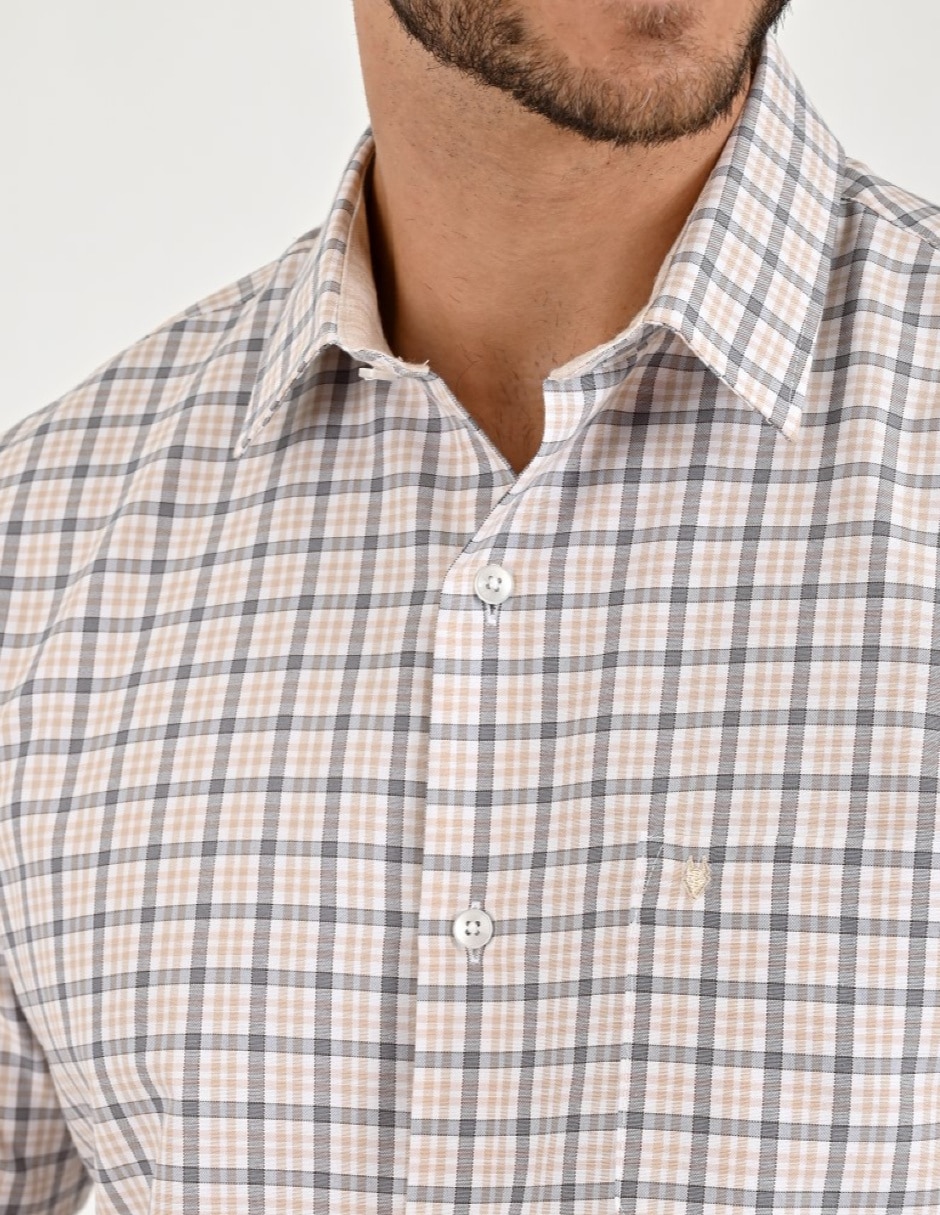 Camisa casual manga corta para hombre 6