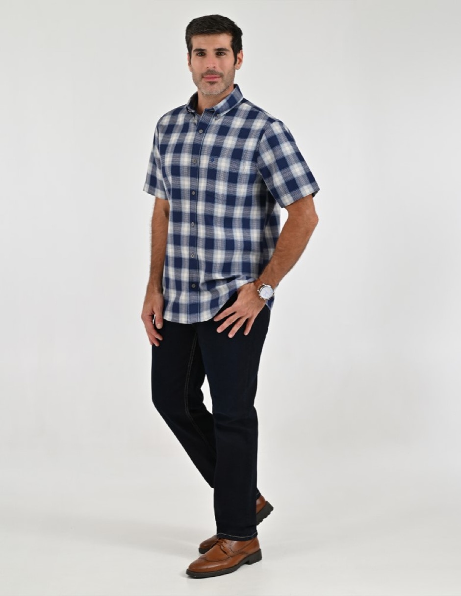 Camisa casual manga corta para hombre 2
