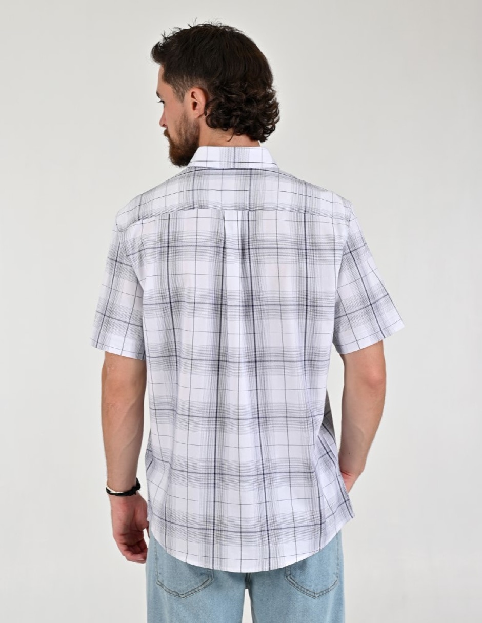 Camisa casual manga corta para hombre 3