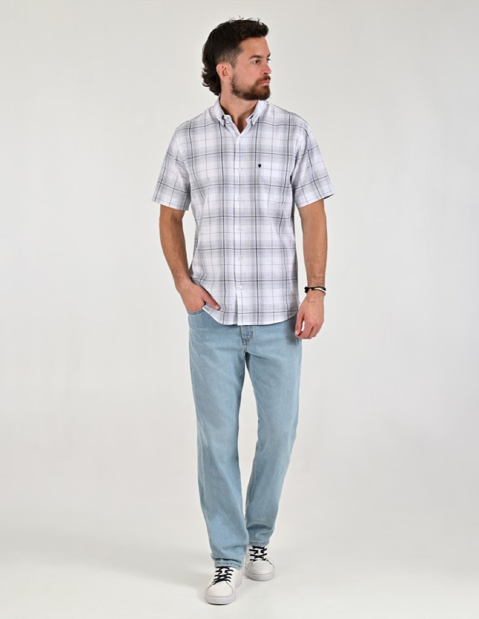 Camisa casual manga corta para hombre 5