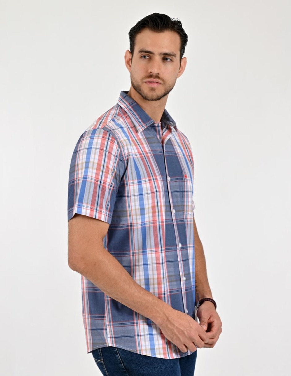 Camisa casual manga corta para hombre 2