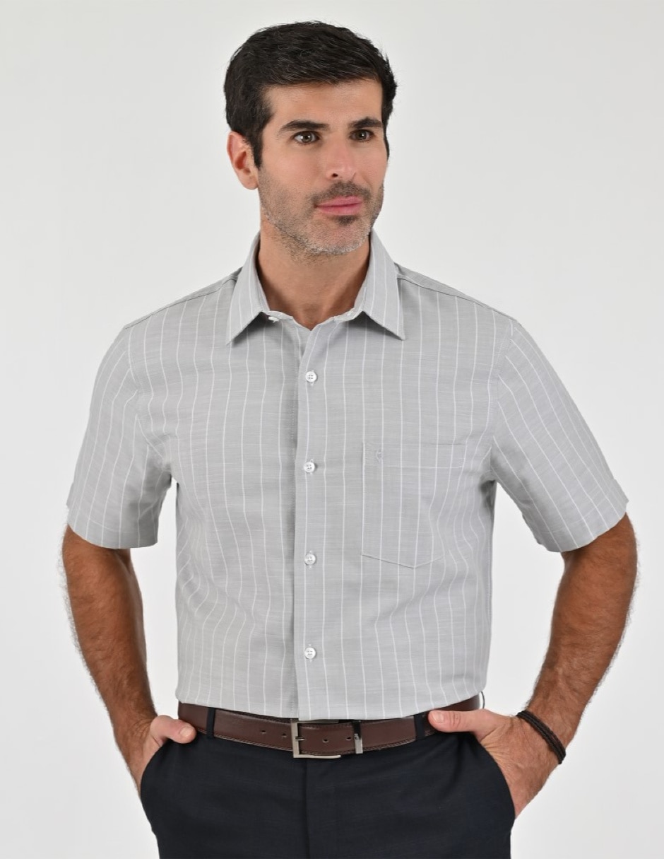 Camisa casual manga corta para hombre 1