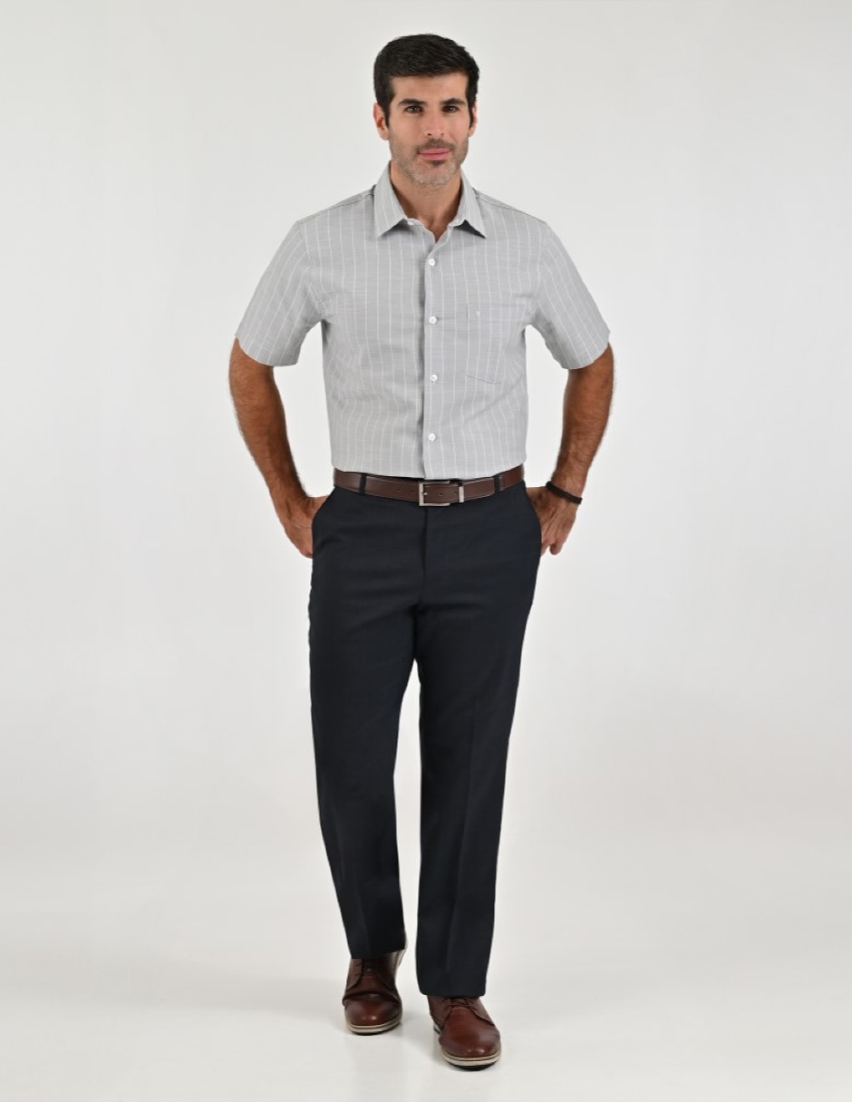 Camisa casual manga corta para hombre 3