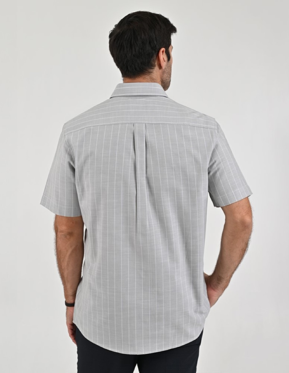 Camisa casual manga corta para hombre 4