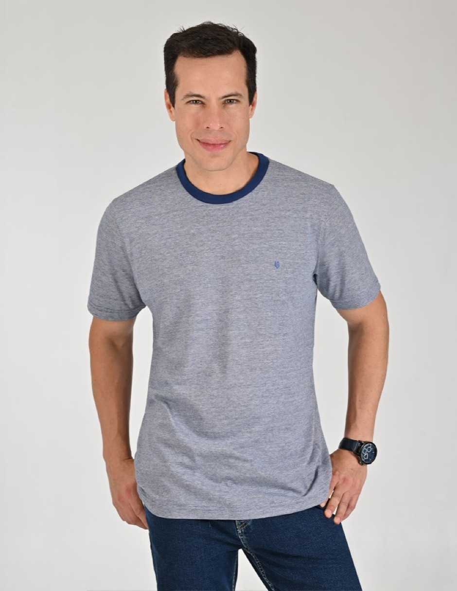 Playera cuello redondo para hombre