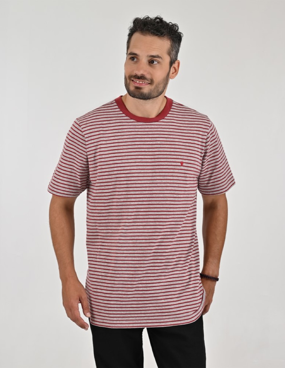 Playera cuello redondo para hombre 1
