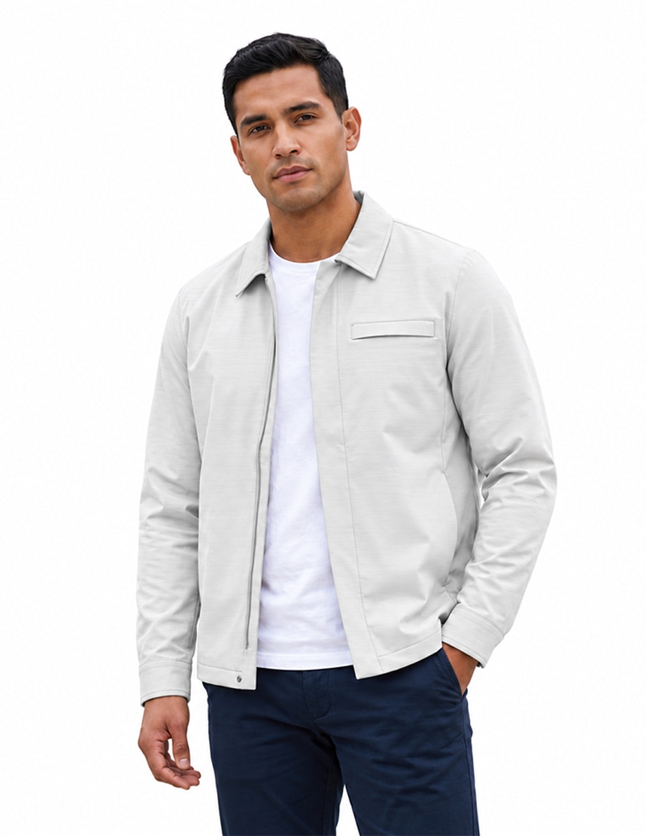 Chamarra harrington con bolsillos para hombre Chamarra harrington con bolsillos para hombre