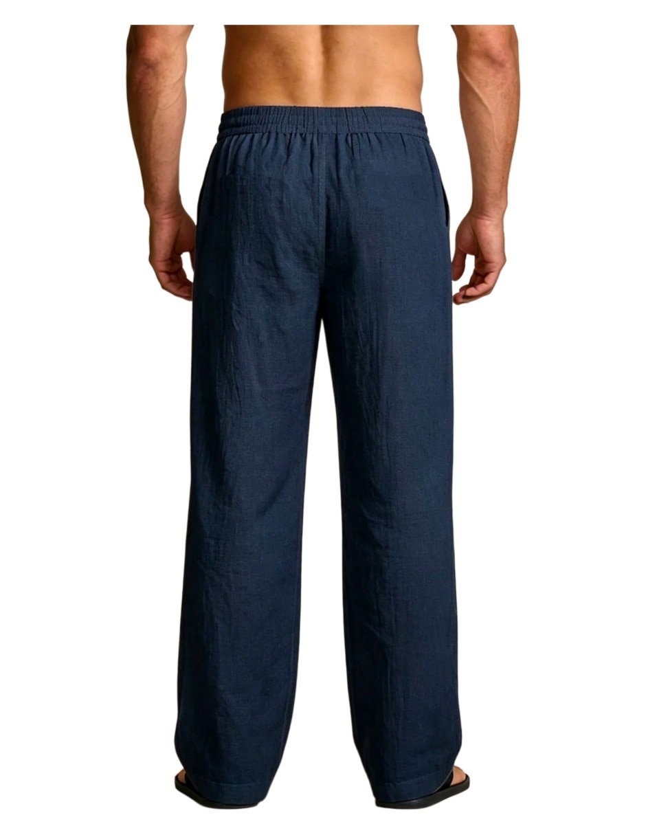 Pantalón Casual Regular Regular de Lino para hombre 3