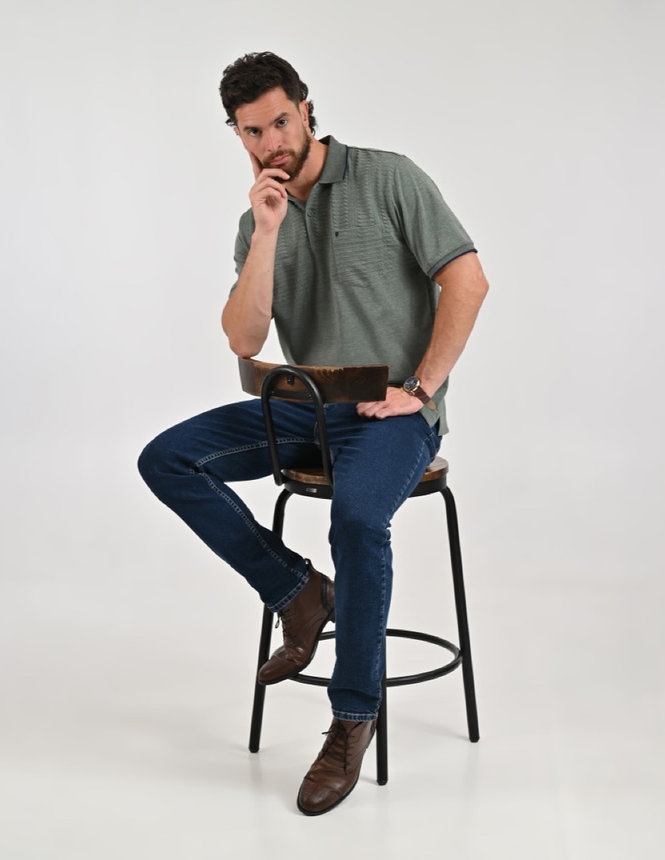 Playera tipo polo para hombre 6
