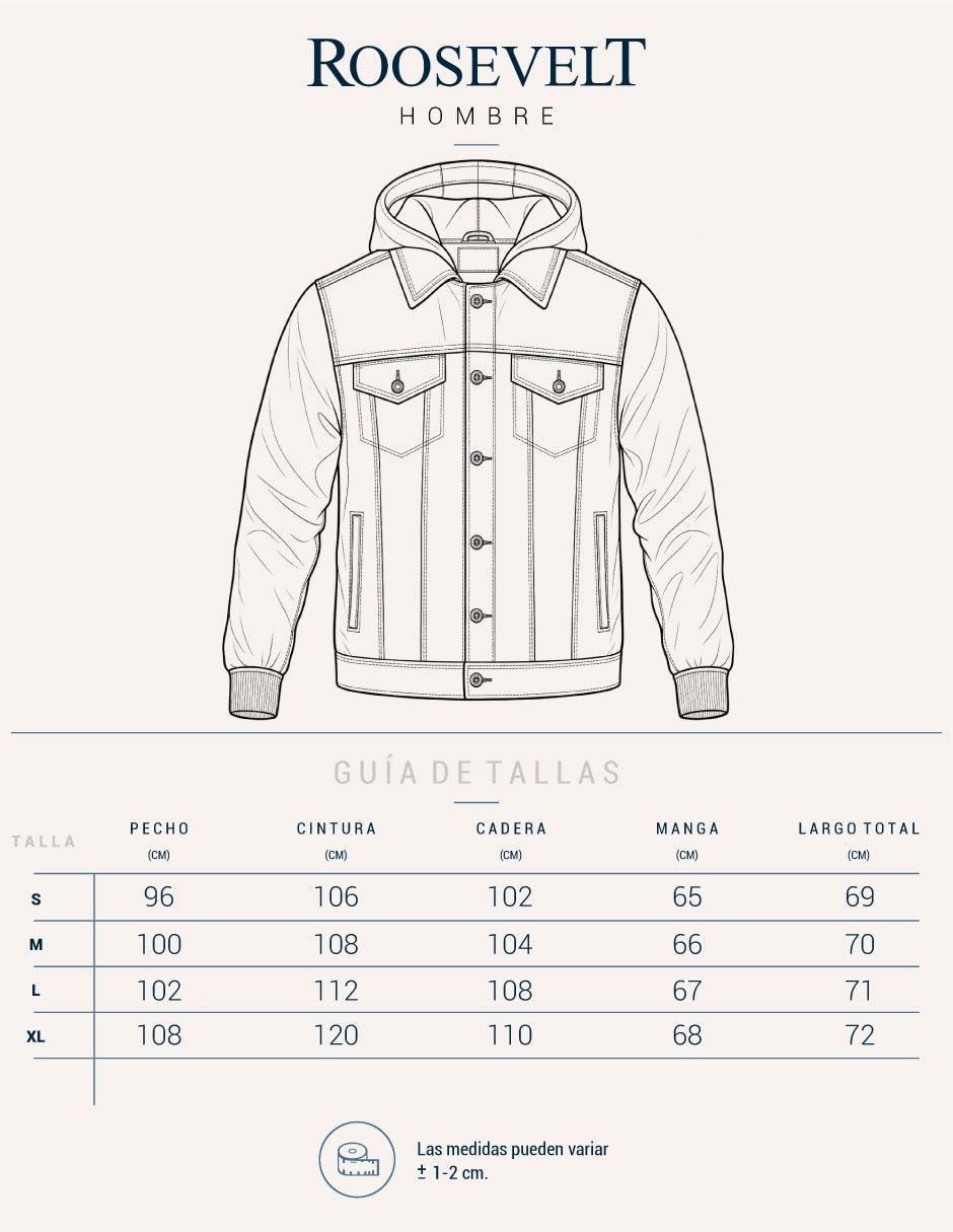 Chamarra casual con capucha para hombre 2
