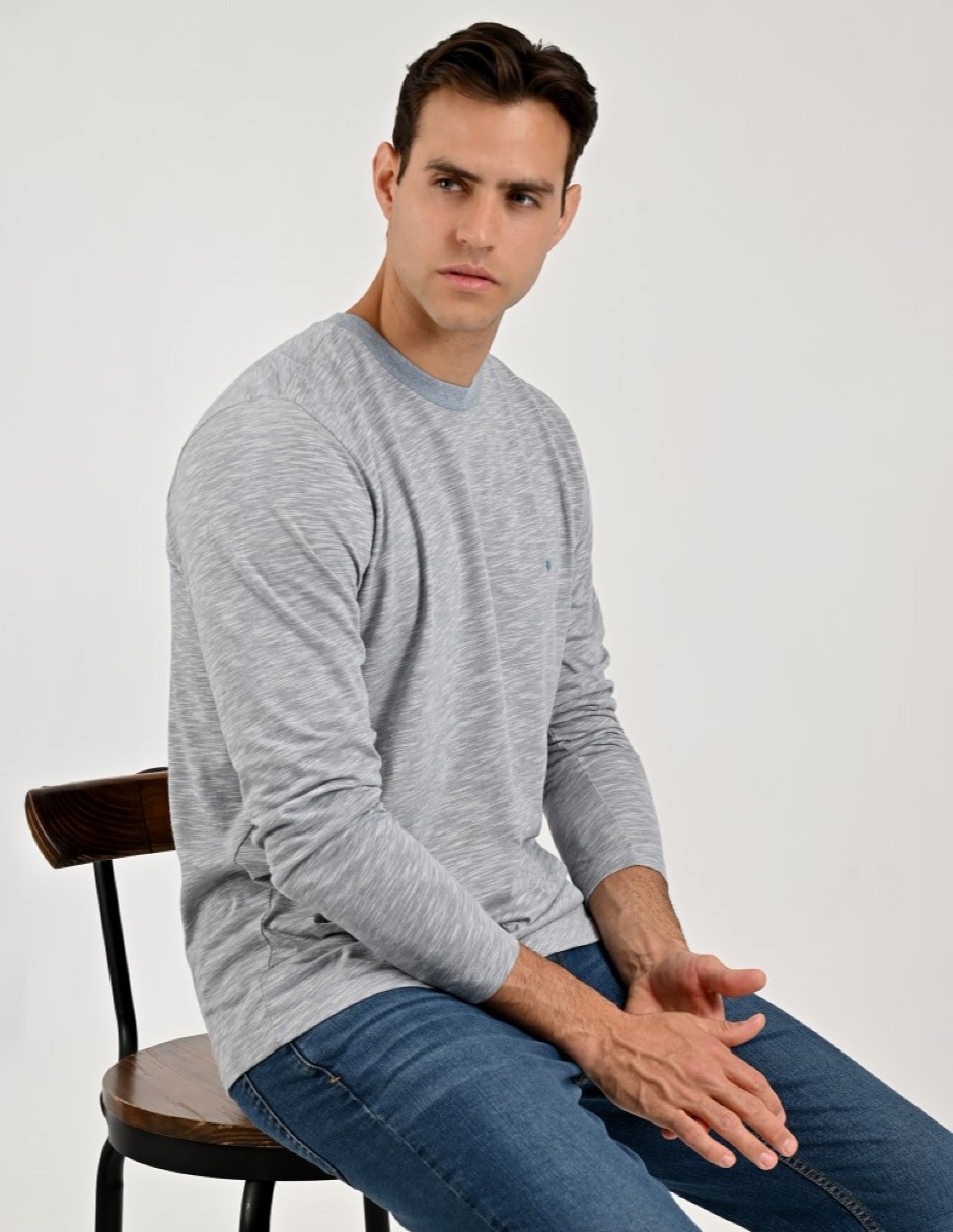 Playera cuello redondo para hombre 6