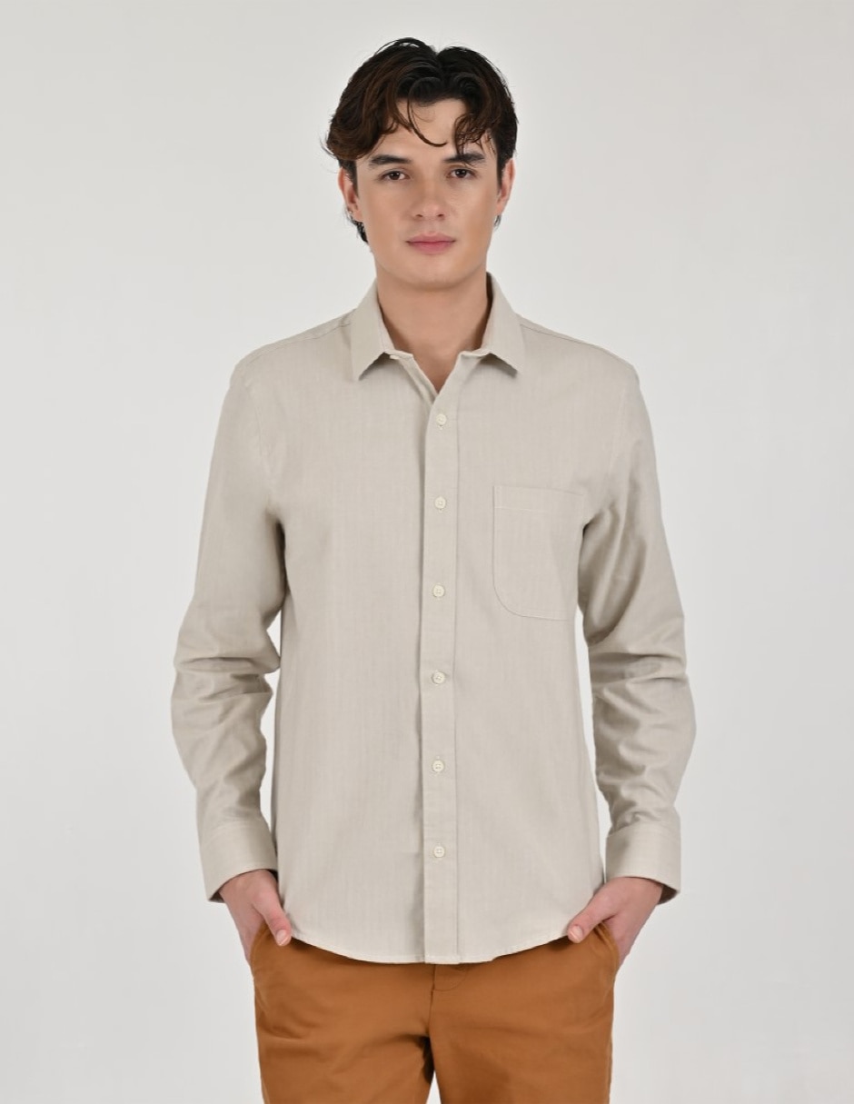 Camisa casual manga larga para hombre Camisa casual manga larga para hombre