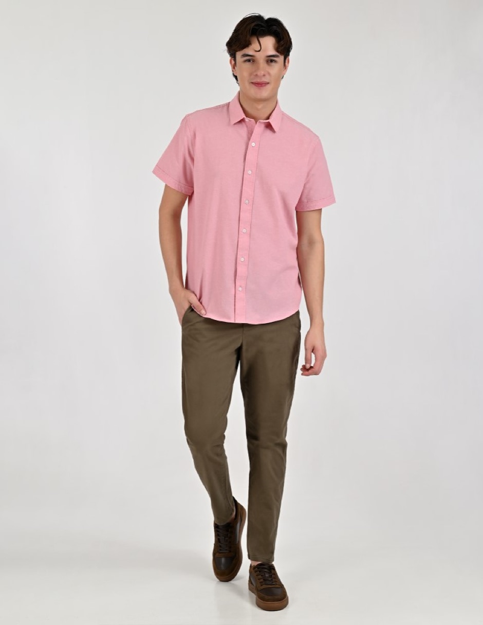 Camisa casual manga corta para hombre 2