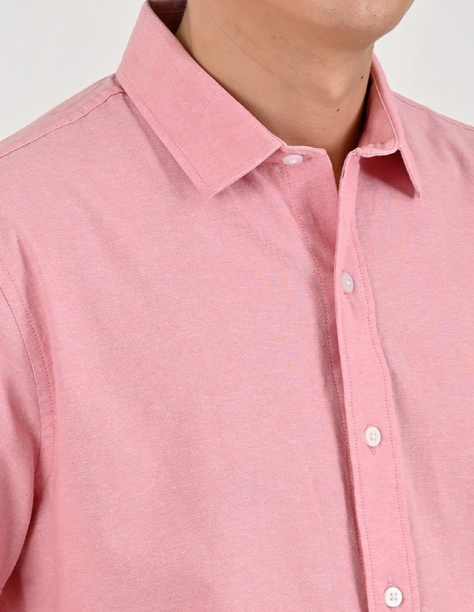 Camisa casual manga corta para hombre 5