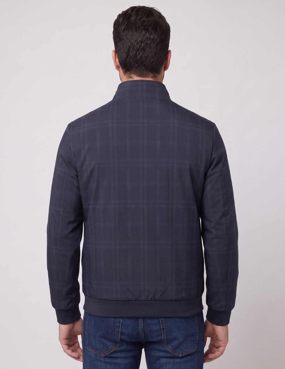 Chamarra casual cuello con cierre para hombre 2