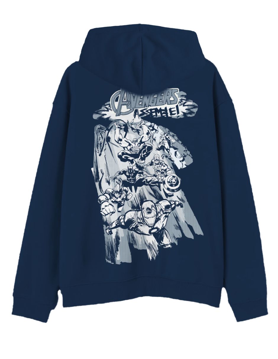 Sudadera disney original logo assemble para hombre 4
